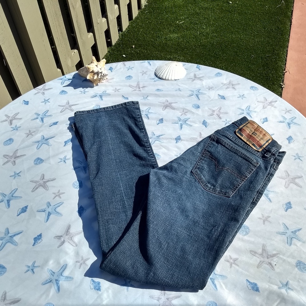 DIESEL JEAN 29 FANKER ITALY 26X32 BOOT CT MID RISE